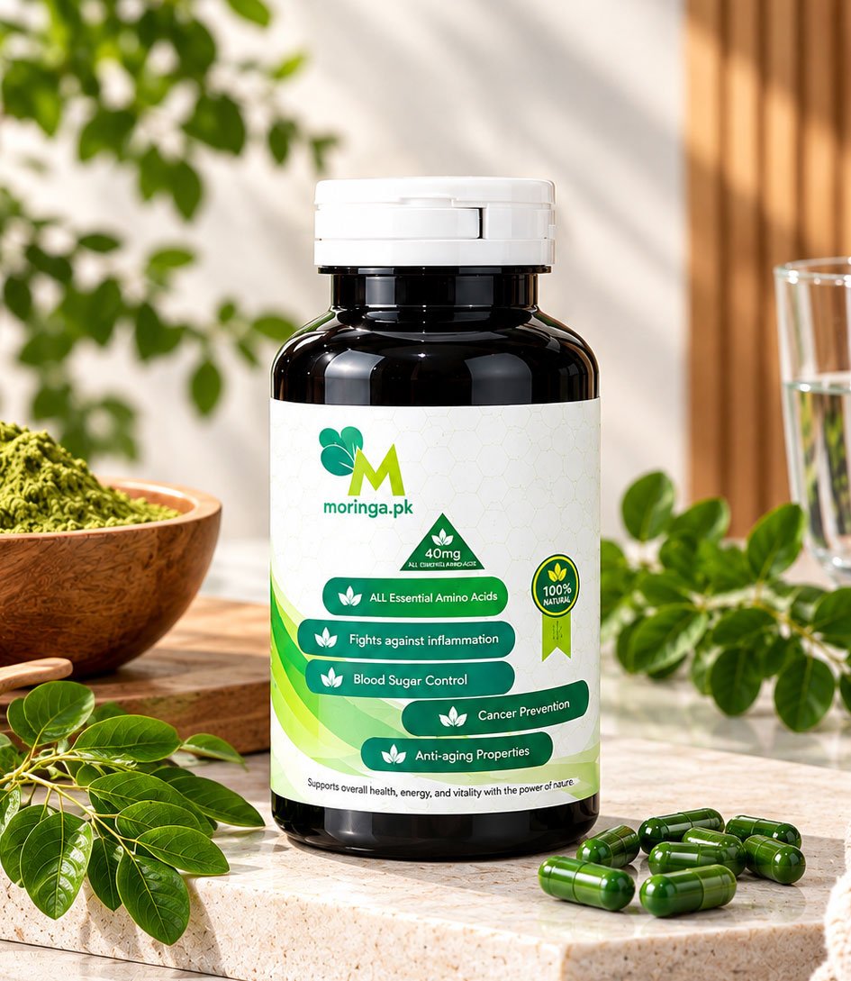 Moringa Capsules Bottle